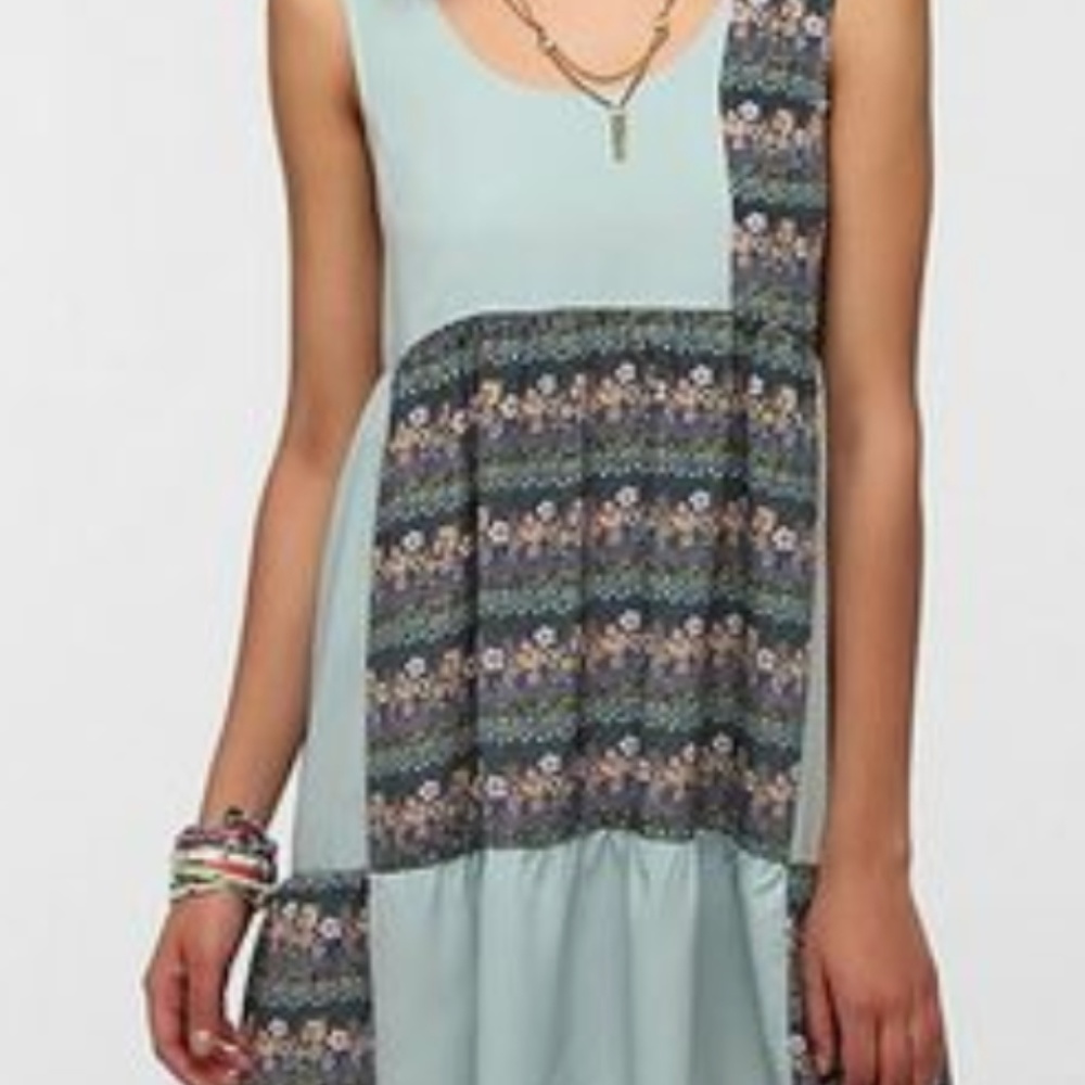 One & Only, Urban Renewal Babydoll Patchwork Dress